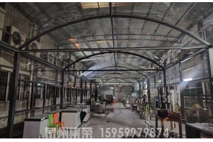 广东汕头透明膜结构雨棚工程案例 | 泉州集荣金属制品