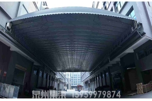 晋江龙湖电动推拉棚工程案例 | 泉州集荣金属制品